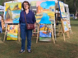 Arte in riva al fiume