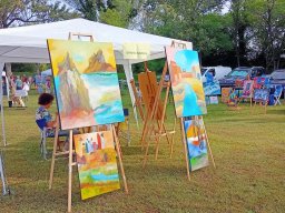 Arte in riva al fiume